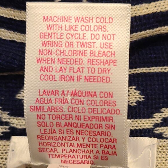 XHILARATION REVERSIBLE OPEN FRONT KIMONO CARDIGAN XS/S - Picture 8 of 8